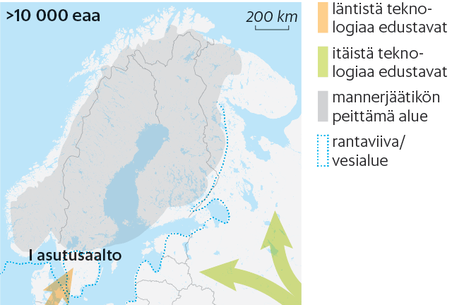 Ensimmäisillä suomalaisilla oli käytössään aikakautensa kehittynyttä  teknologiaa: näin Suomi asutettiin jääkauden jälkeen - Tiede 