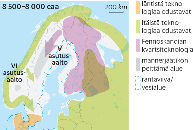 Ensimmäisillä suomalaisilla oli käytössään aikakautensa kehittynyttä  teknologiaa: näin Suomi asutettiin jääkauden jälkeen - Tiede 